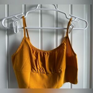 Elegant Mustard Camisole Top